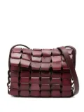 DRAGON DIFFUSION leather woven shoulder bag - Red