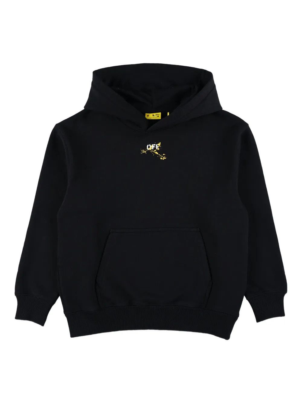 Off-White Kids logo-print hoodie | Black | Image 1