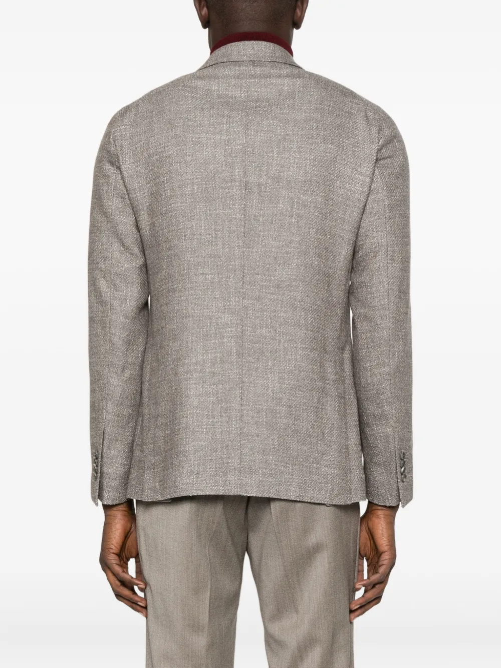 Tagliatore Jack met dubbele rij knopen Grijs