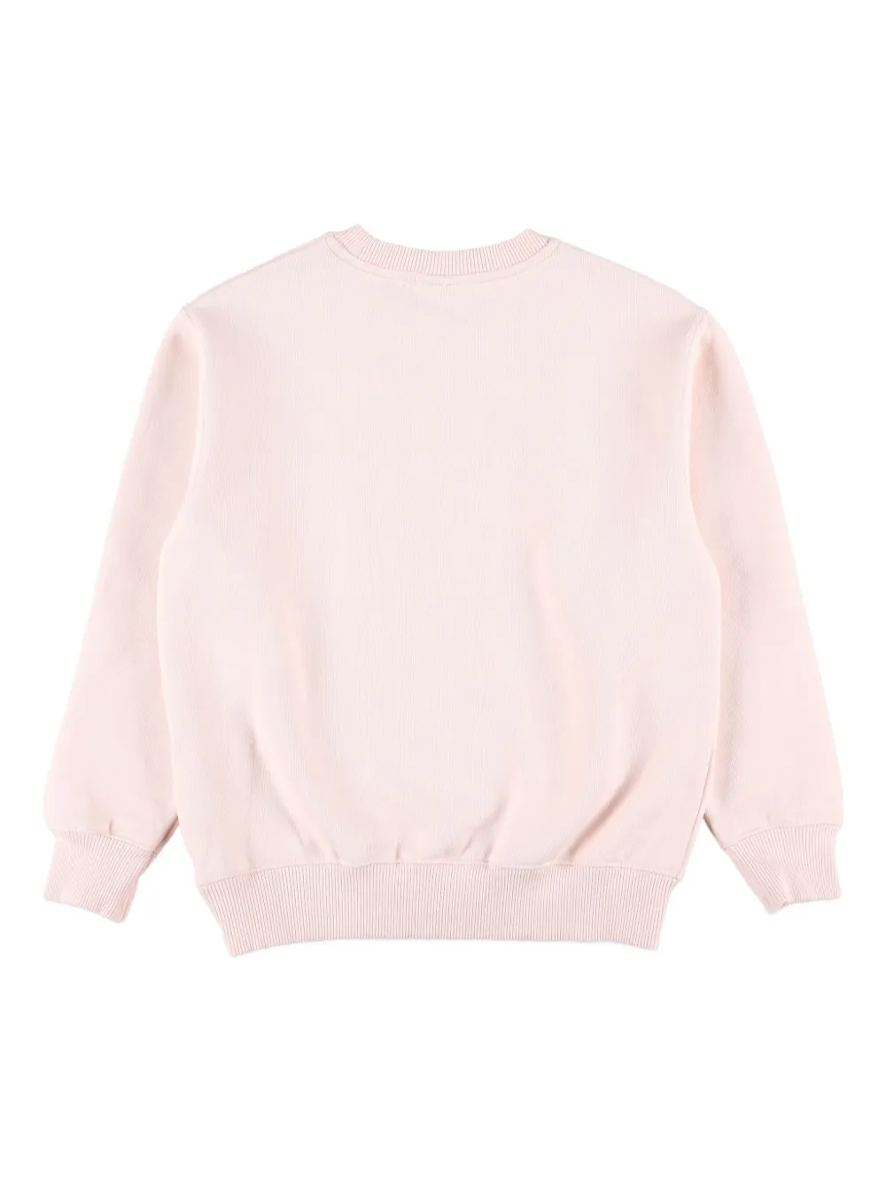 Off-white Logo-embroidered Sweatshirt In Pink
