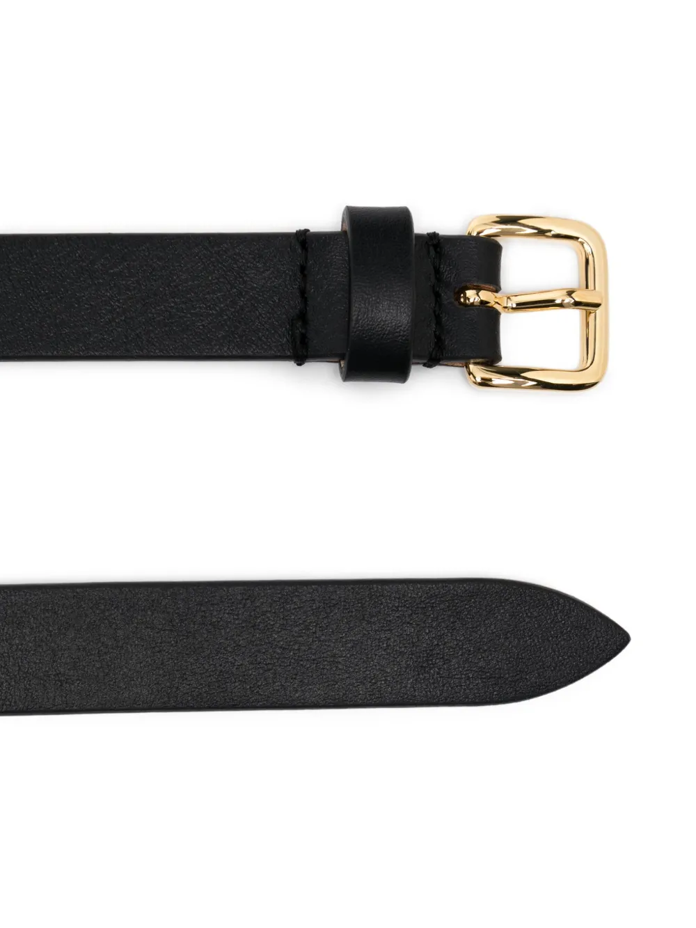 Déhanche Richa leren riem - Zwart