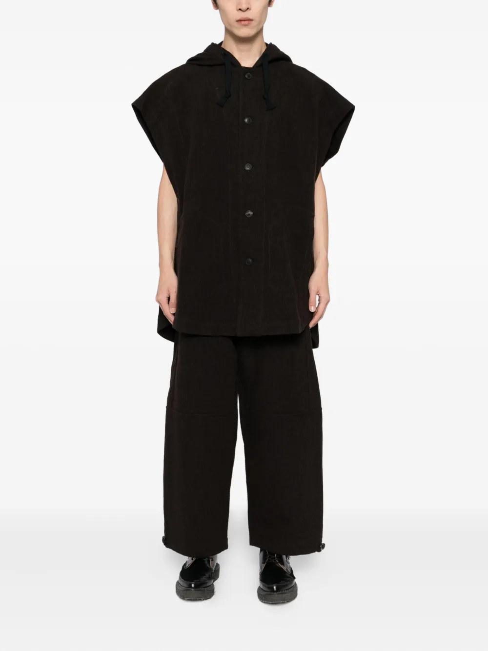 Jan Jan Van Essche ridged trousers - Bruin