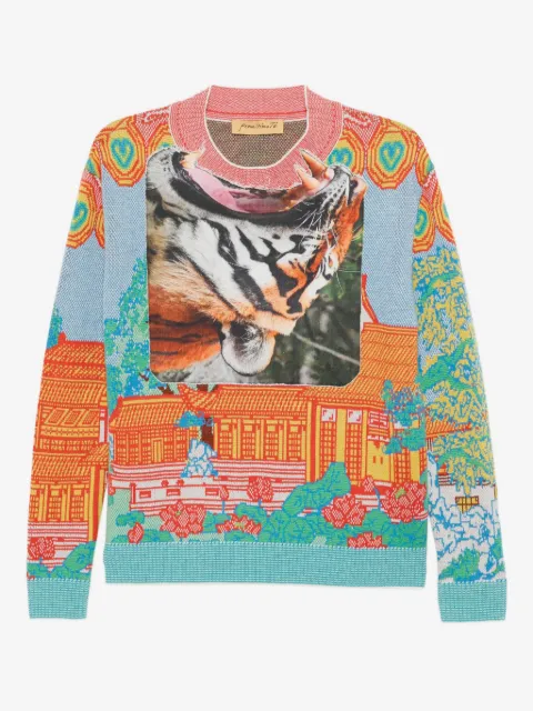 PENULTIMATE graphic-print jumper