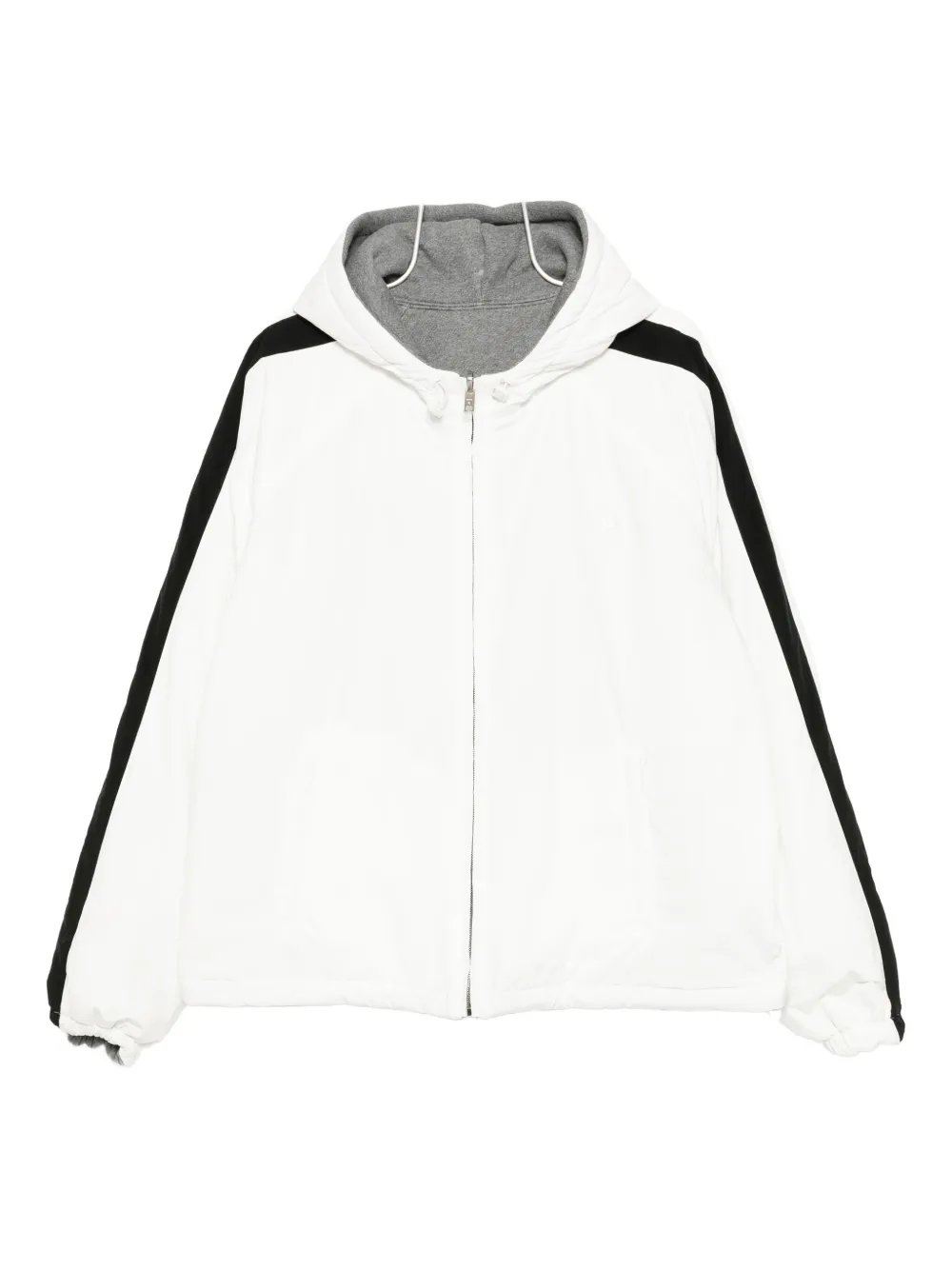 Alexander Wang Reversible Hood Jacket In White
