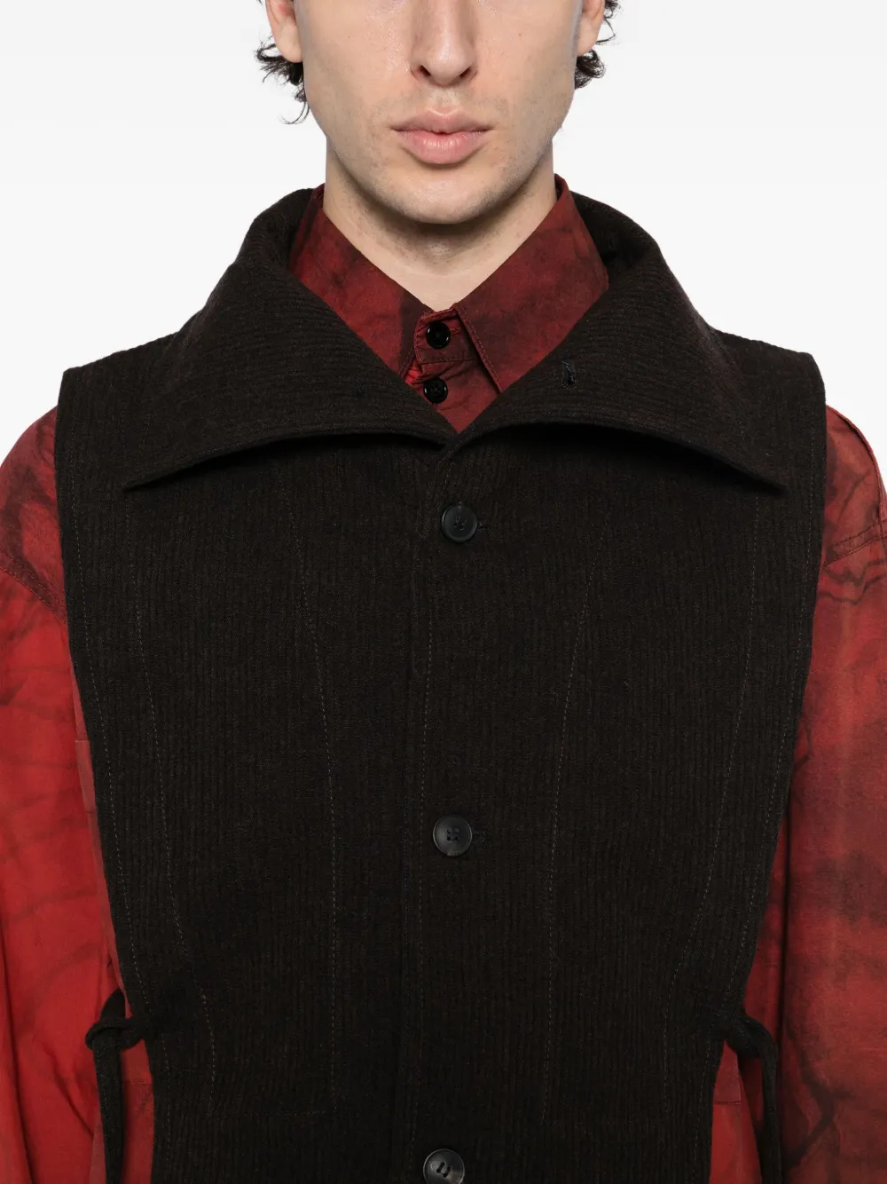 Jan Van Essche Gilet Bruin