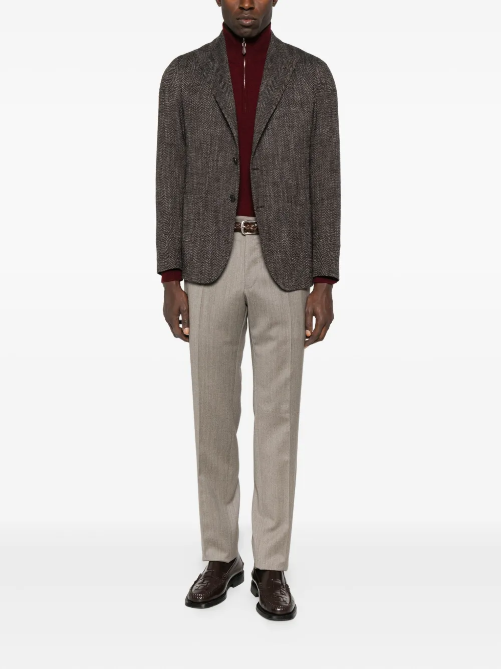 Tagliatore herringbone two-button jacket | Suit & Dinner Jackets | Image 2