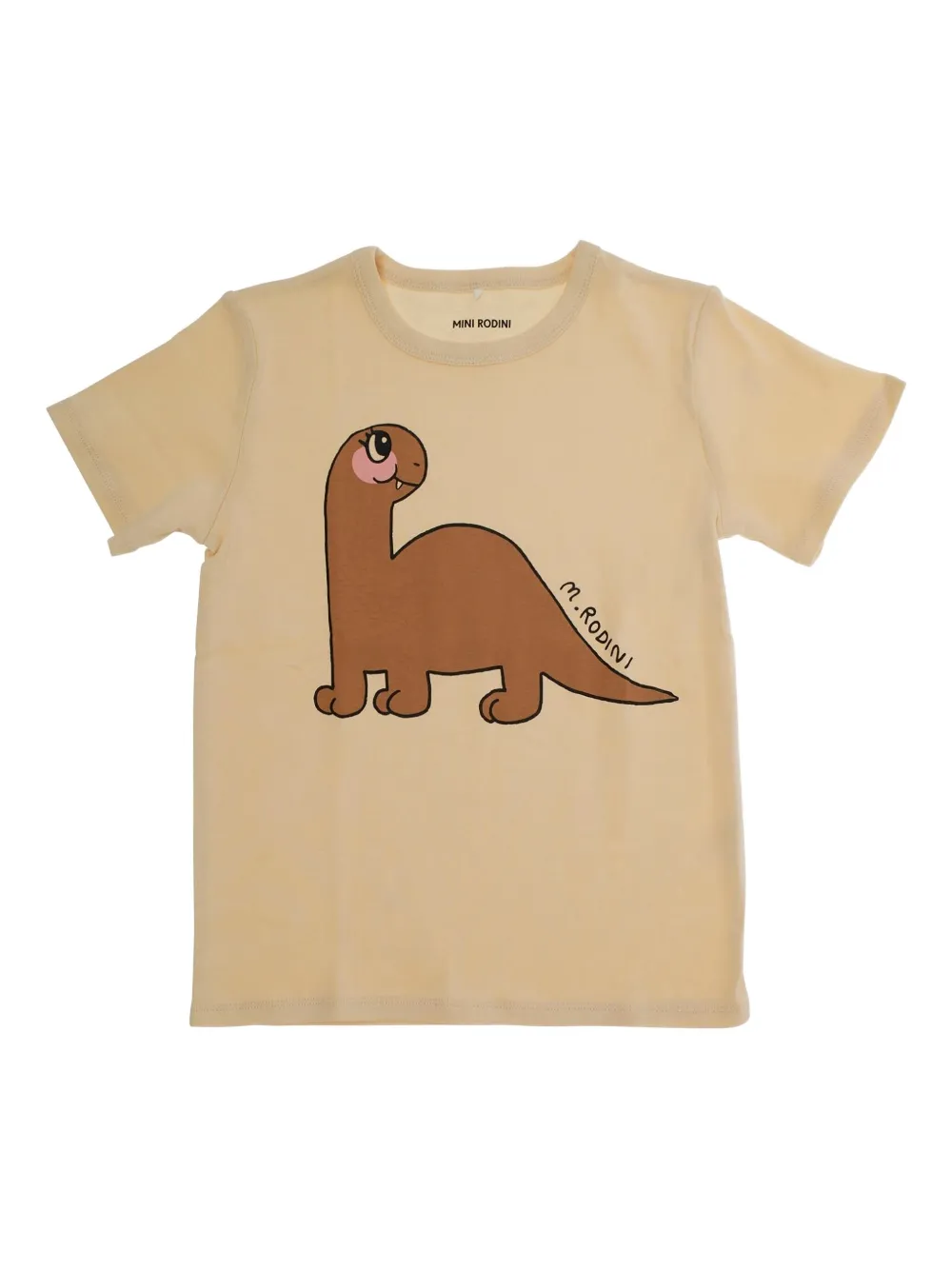 Mini Rodini Dino Print T-shirt In Neutral