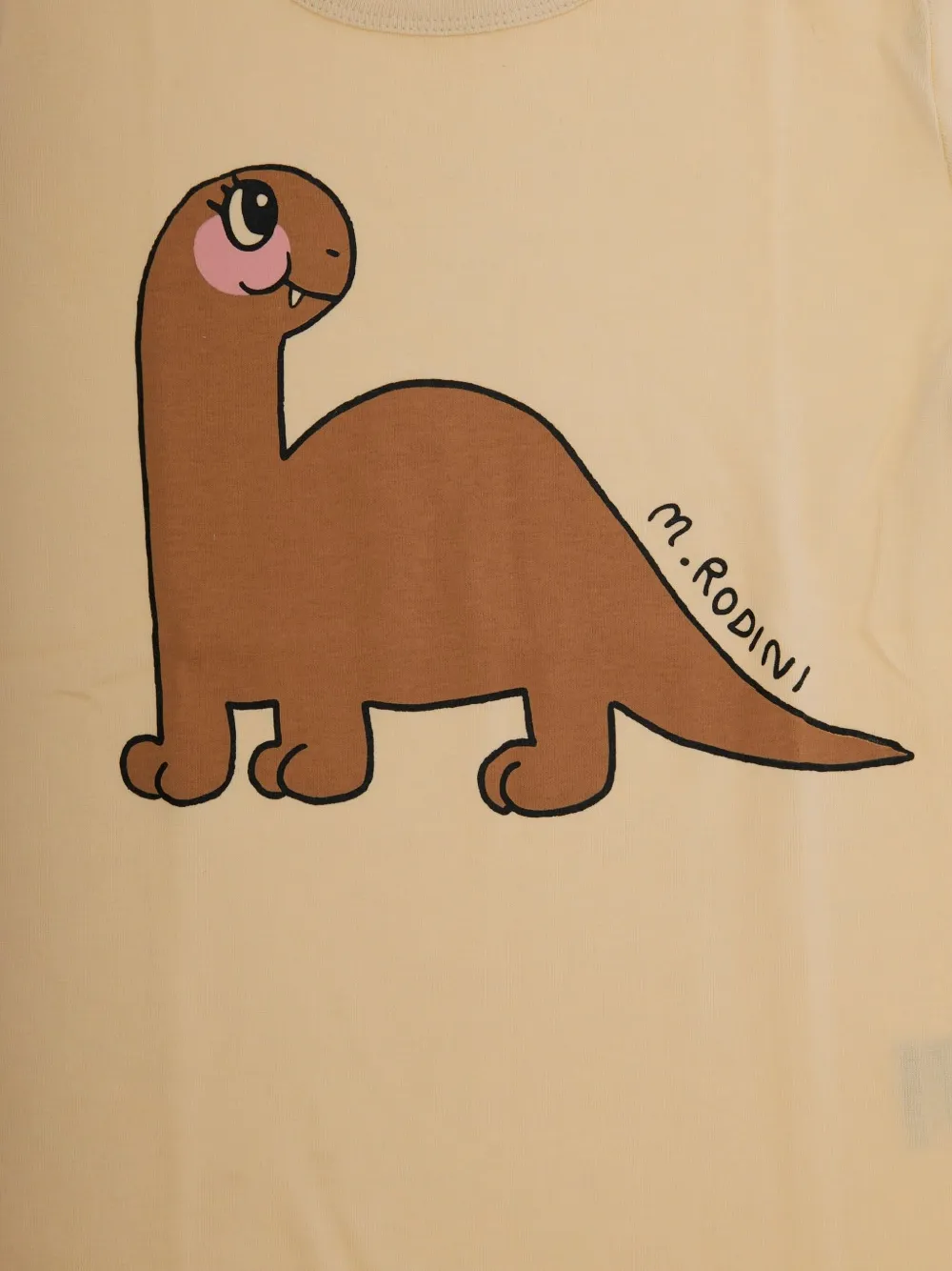 Mini Rodini Dino Print T-shirt In Neutral