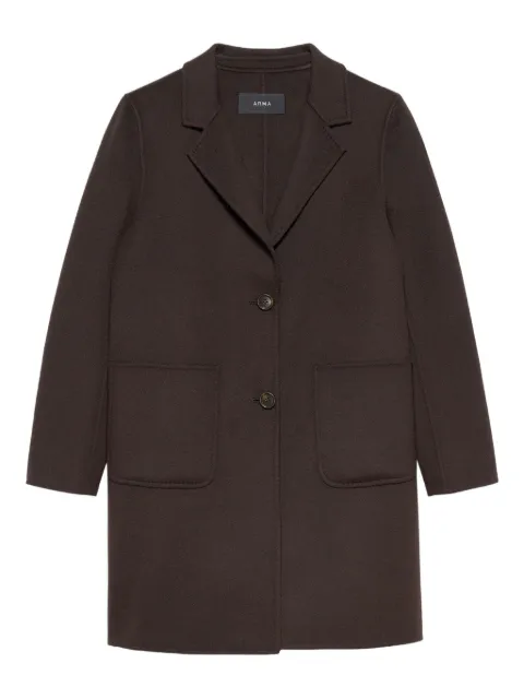 Arma patch-pocket button coat