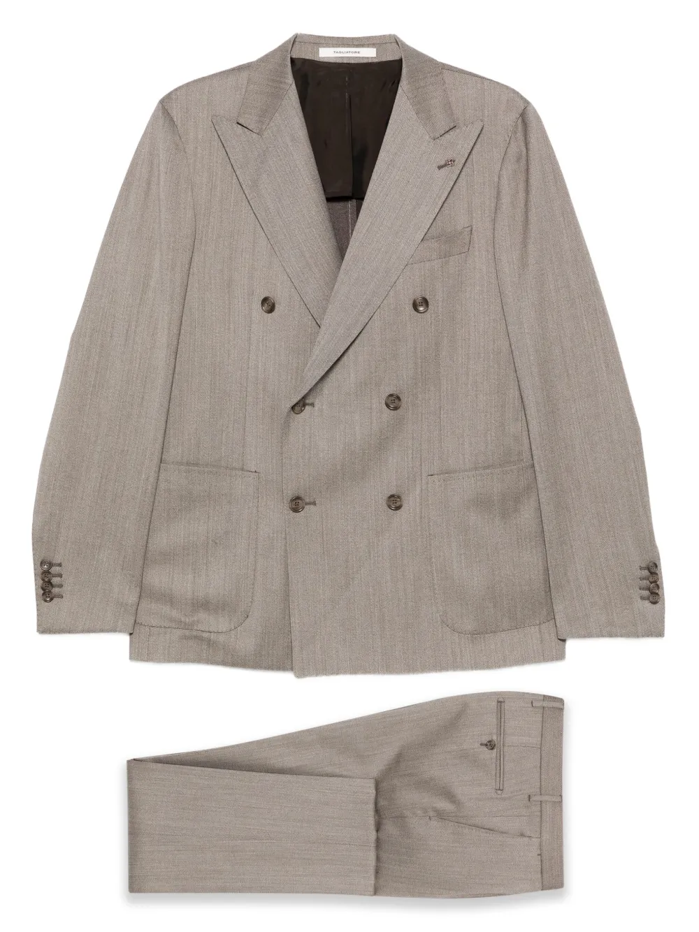 Tagliatore double-breasted suit - ニュートラル Tagliatore double-breasted suit - ニュートラル
