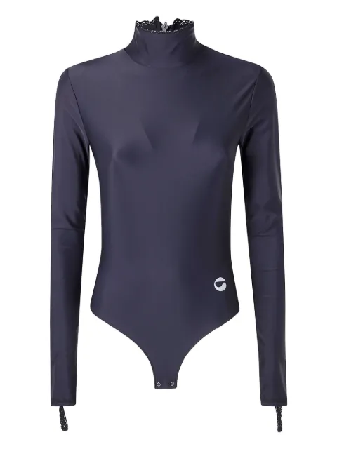 Coperni lace-trimmed high-neck bodysuit