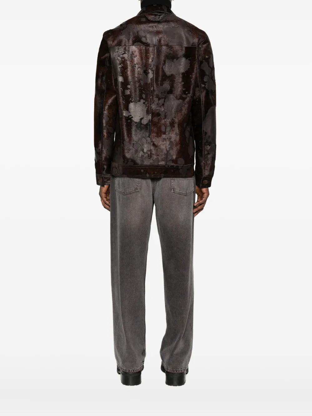 Salvatore Santoro Patch-pocket Suede Jacket In Brown