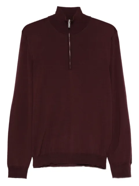 Zanone half-zip polo shirt