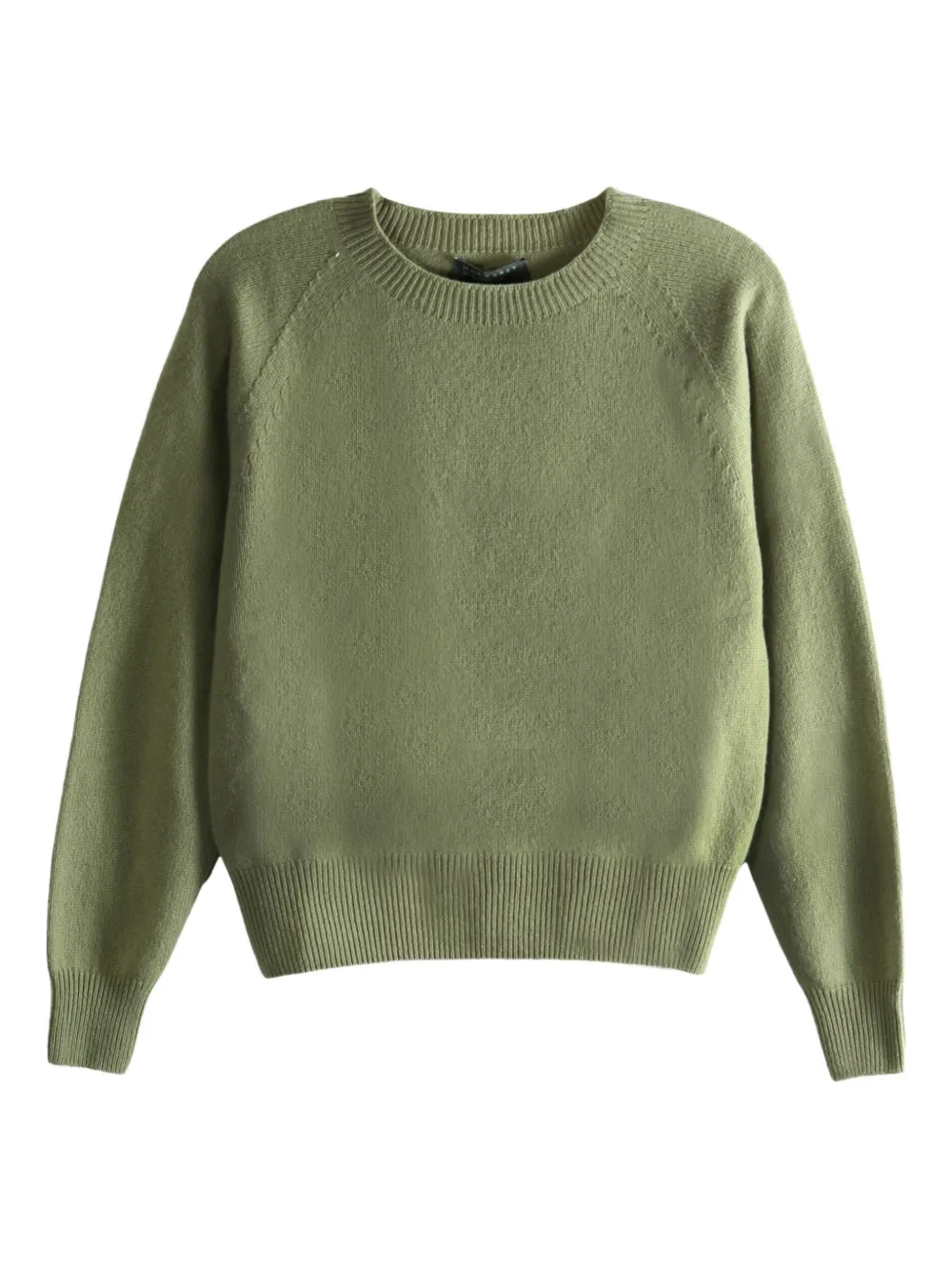 Margaret Howell raglan-sleeve cashmere sweater - グリーン Margaret Howell raglan-sleeve cashmere sweater - グリーン