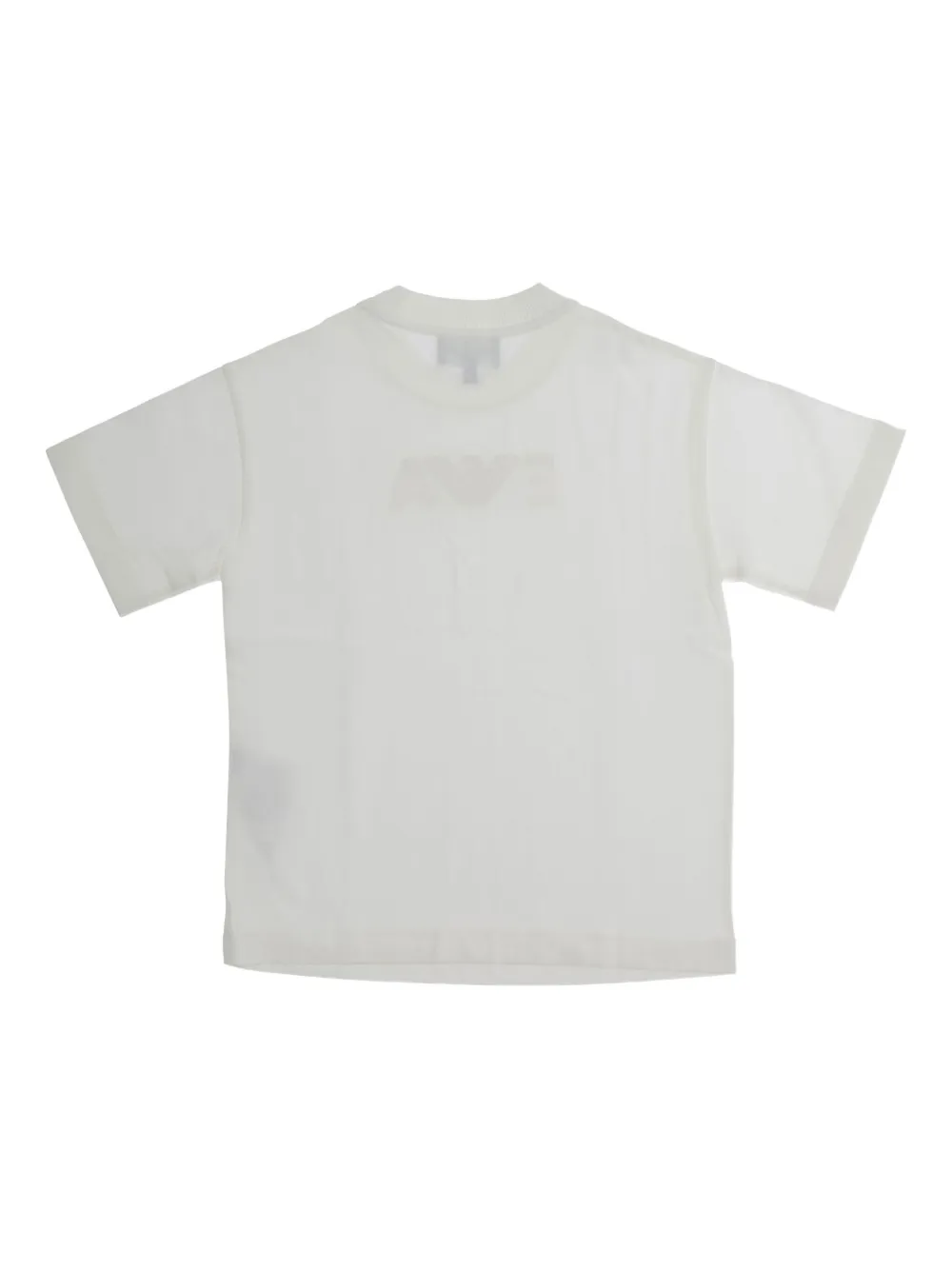 Emporio Armani Eagle-logo Short-sleeve T-shirt In White