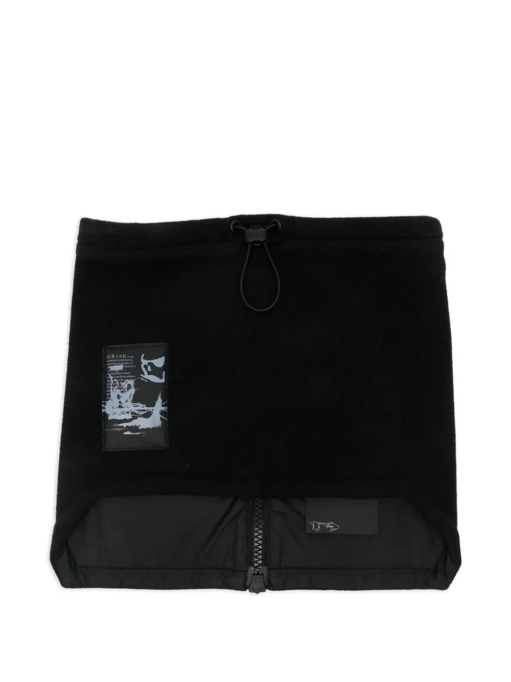 GR10K logo-detail scarf | Black | Image 1