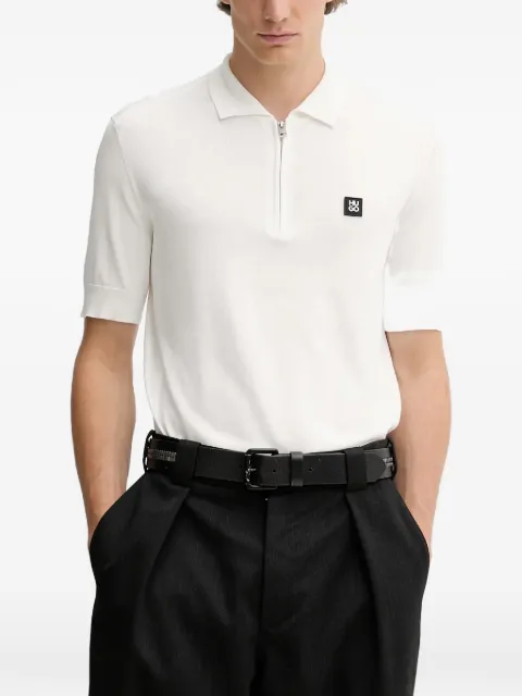 HUGO playera tipo polo con medio cierre