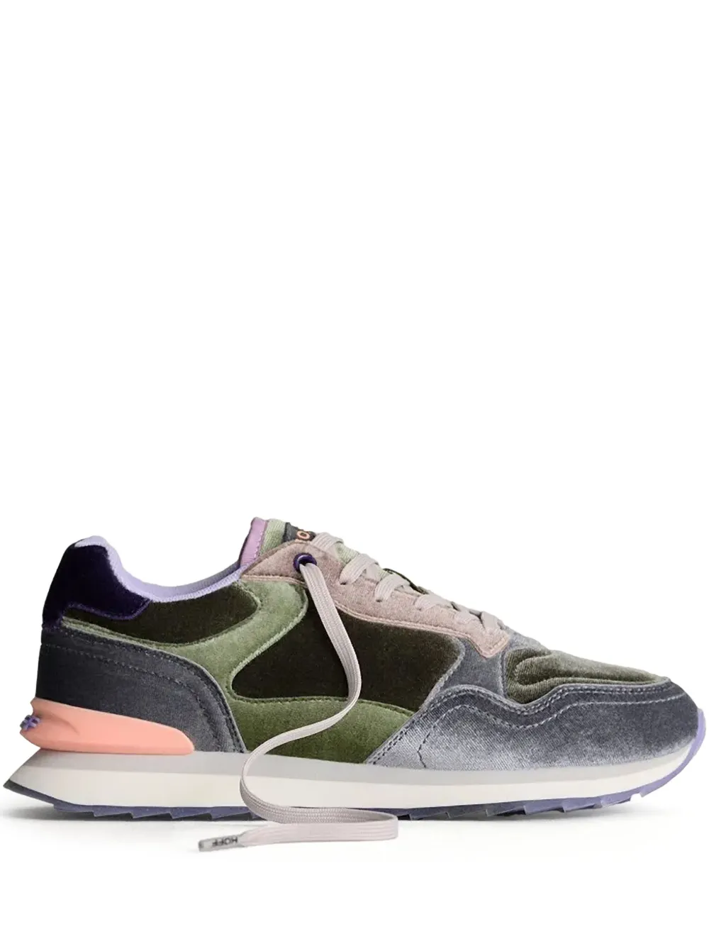 Hoff panelled sneakers | Green | Image 1