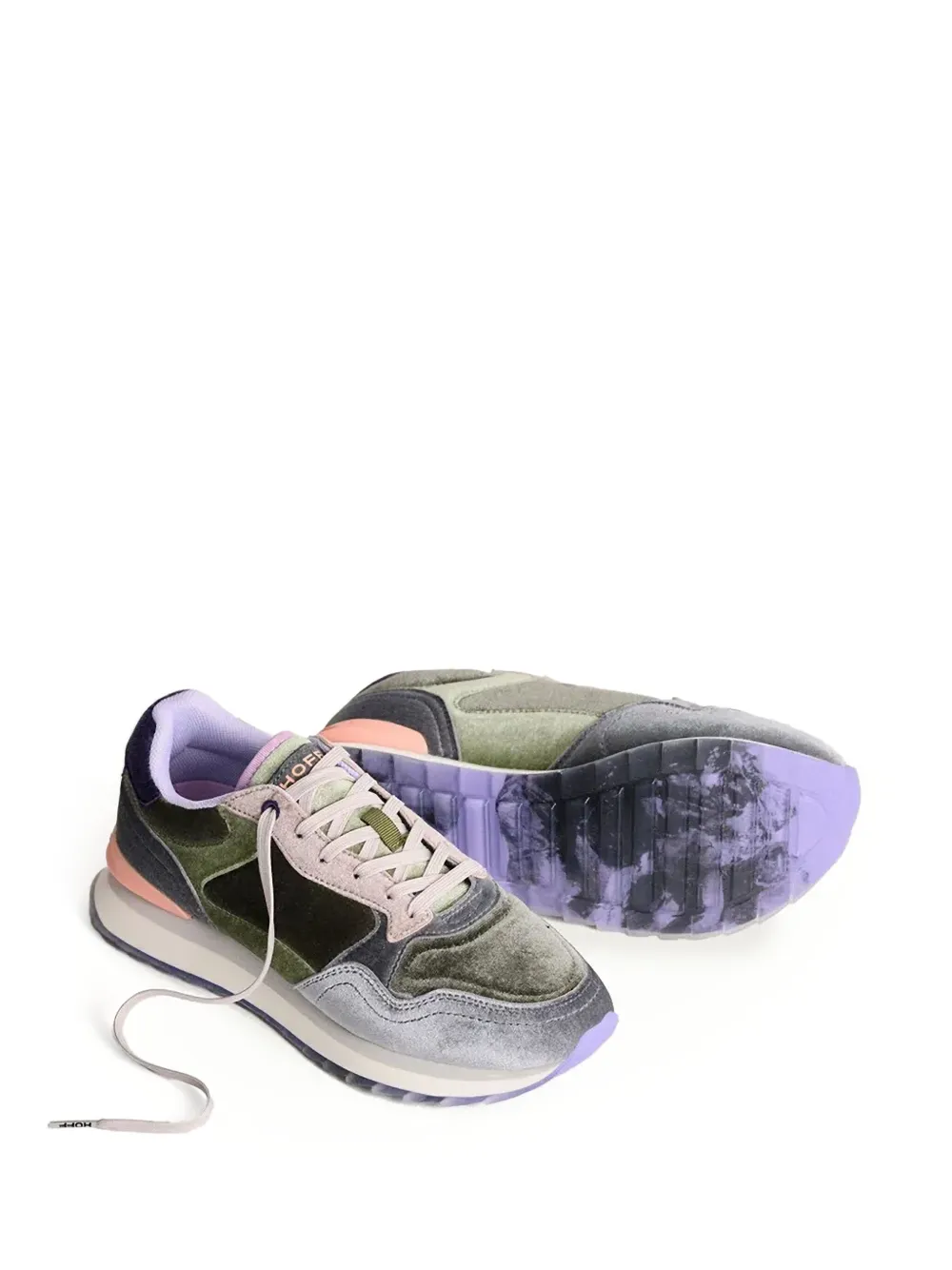 Hoff panelled sneakers - Groen