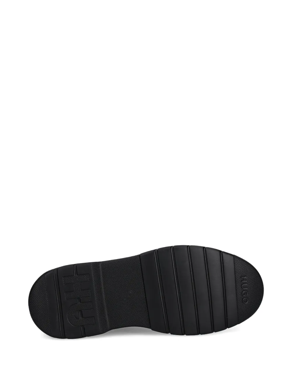 HUGO lace-up panelled boots Zwart