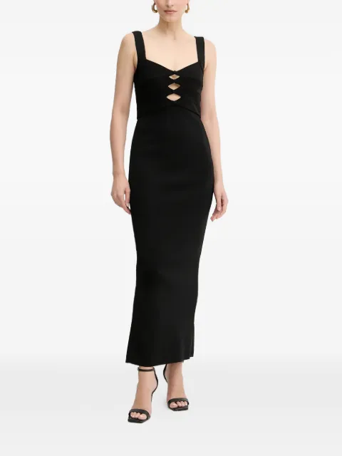 Hervé Léger Alessia cutout strap maxi dress