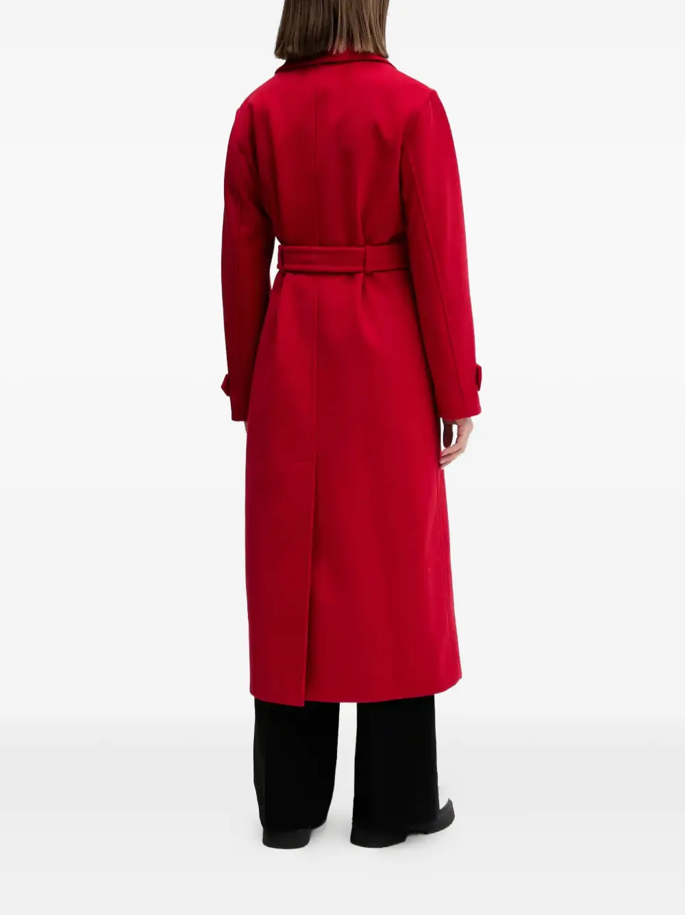 HUGO abrigo con doble botonadura y cinturón | Abrigos con doble botonadura | Image 2