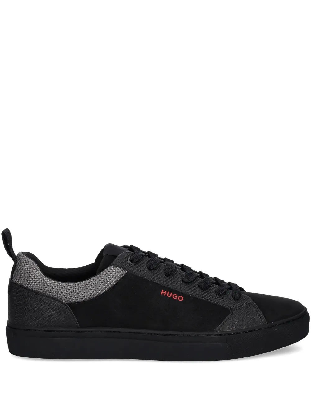 HUGO panelled lace-up sneakers | negro | Image 1