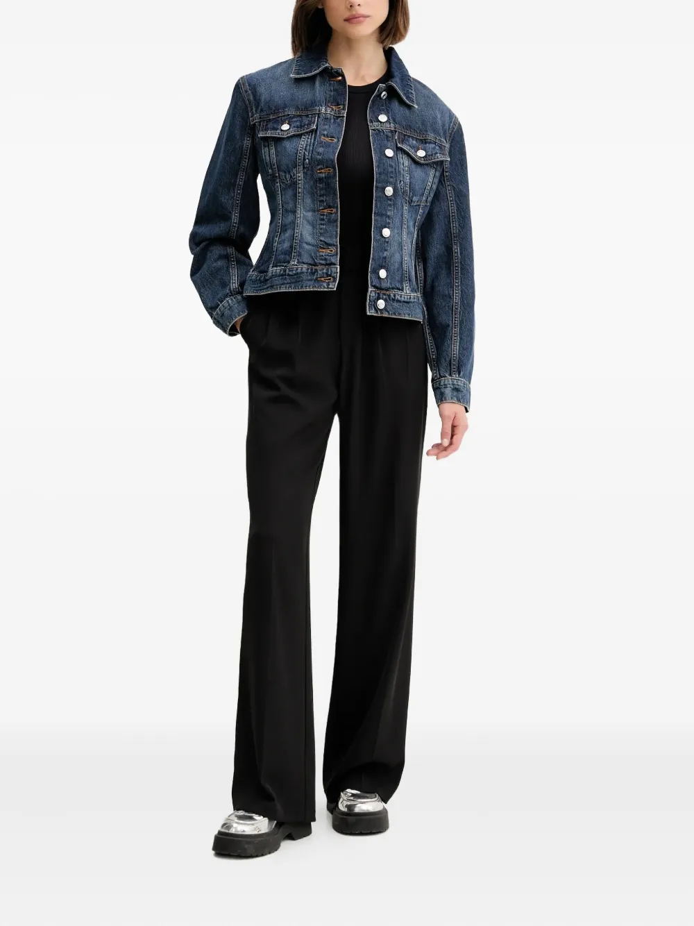 HUGO buttoned pocket denim jacket | Denim Jackets | Image 2