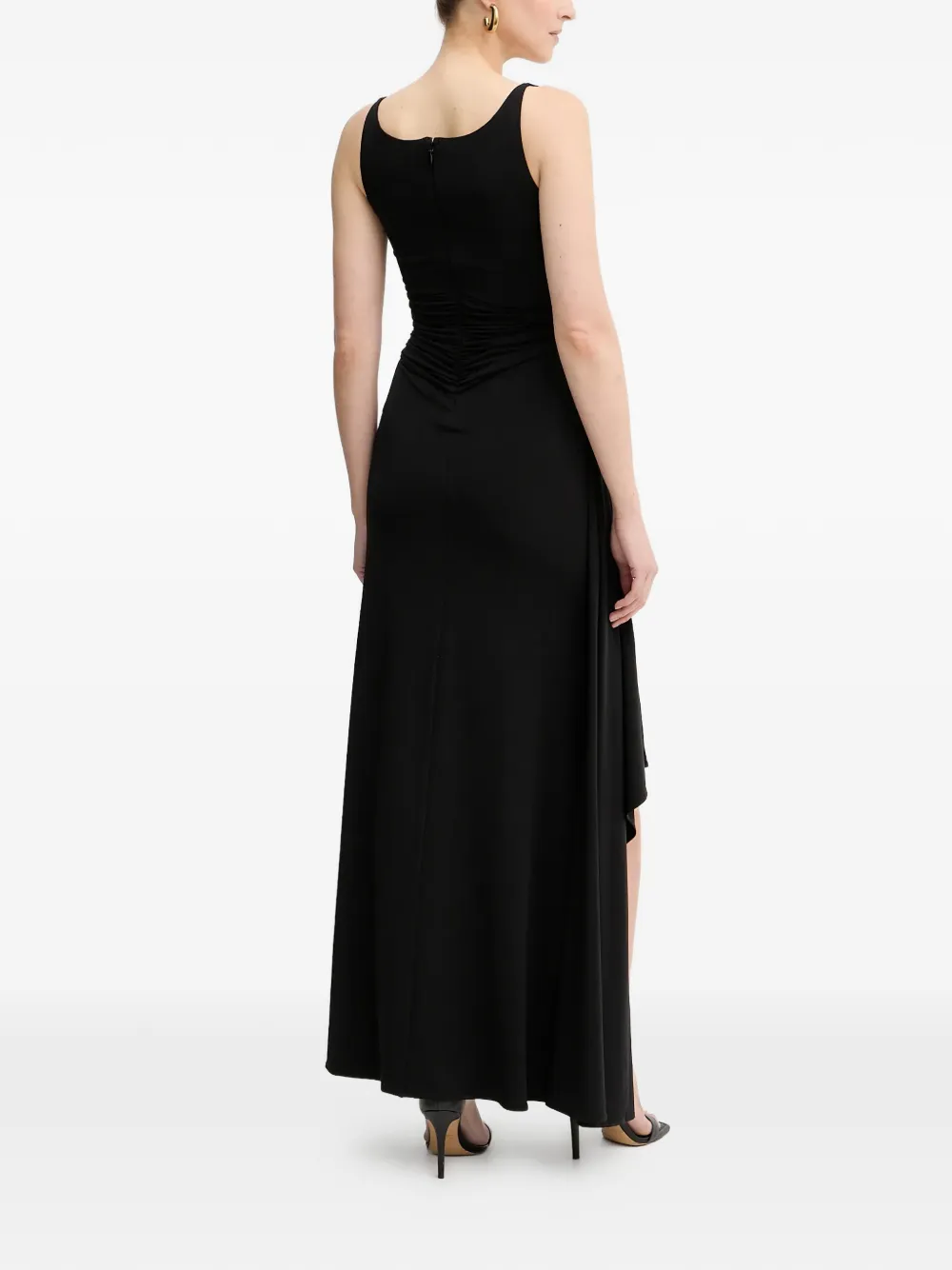 Hervé Léger Mila maxi-jurk met gesp Zwart