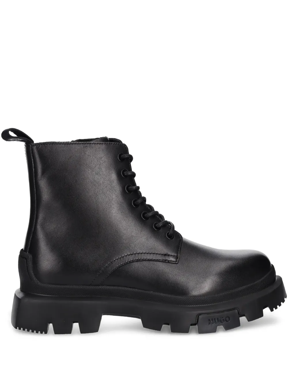 HUGO lace-up lug-sole boots | Black | Image 1