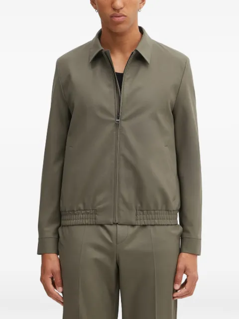 HUGO Helly zip-up collared jacket
