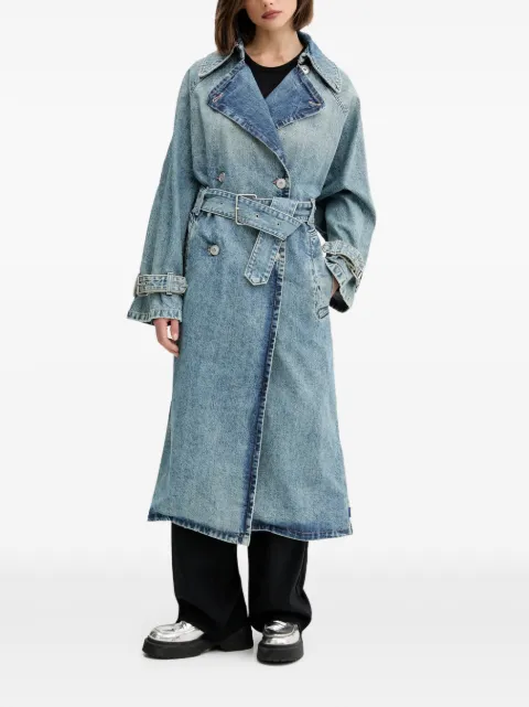 HUGO abrigo con doble botonadura y cinturón