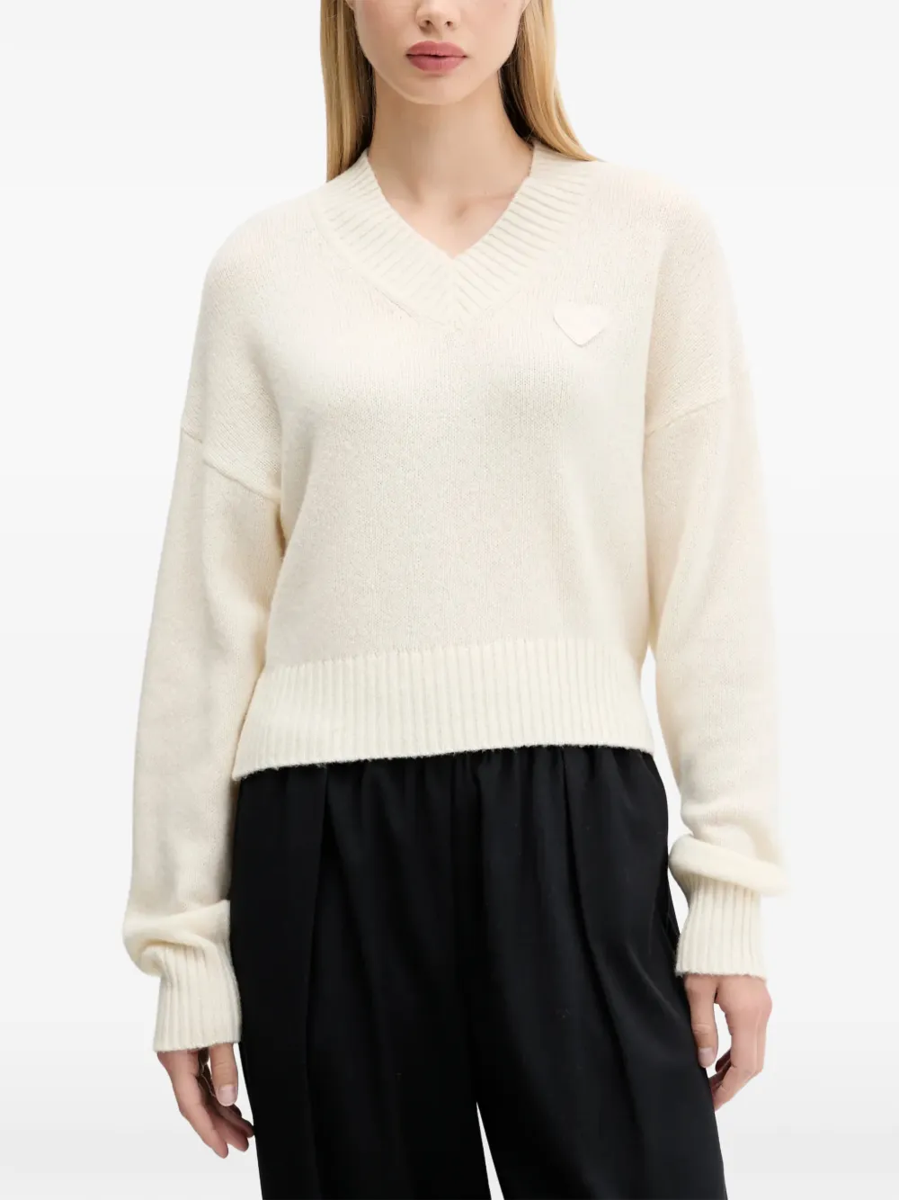 HUGO suéter Bold Happy Heart | neutro | Image 1