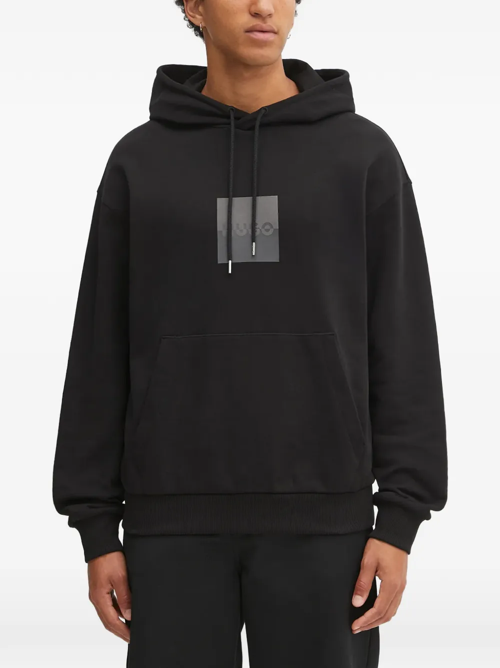 HUGO hoodie con logo | negro | Image 1