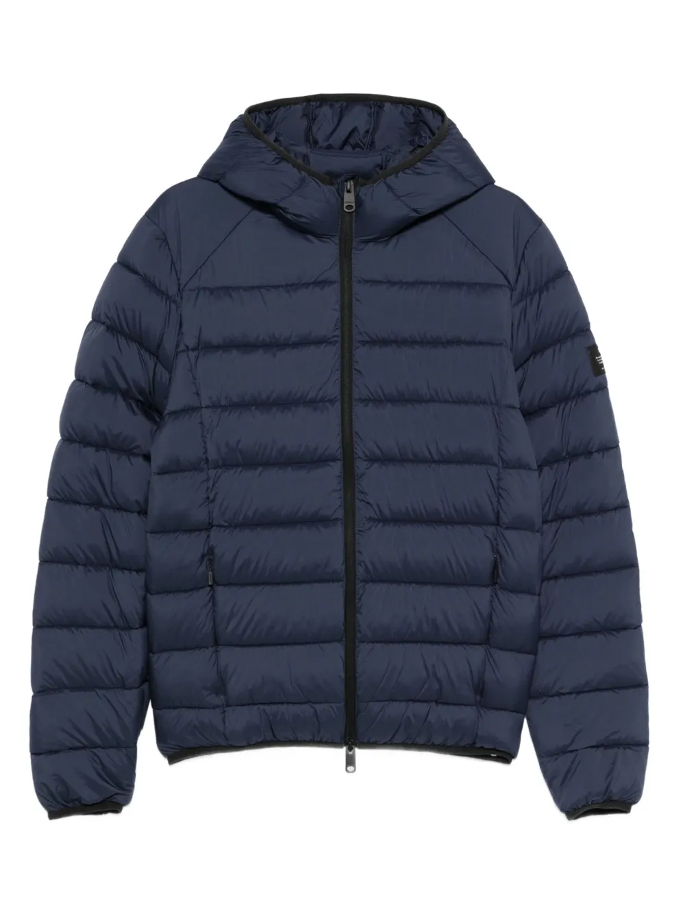 Ecoalf hooded quilted padded jacket | Blue | Image 1