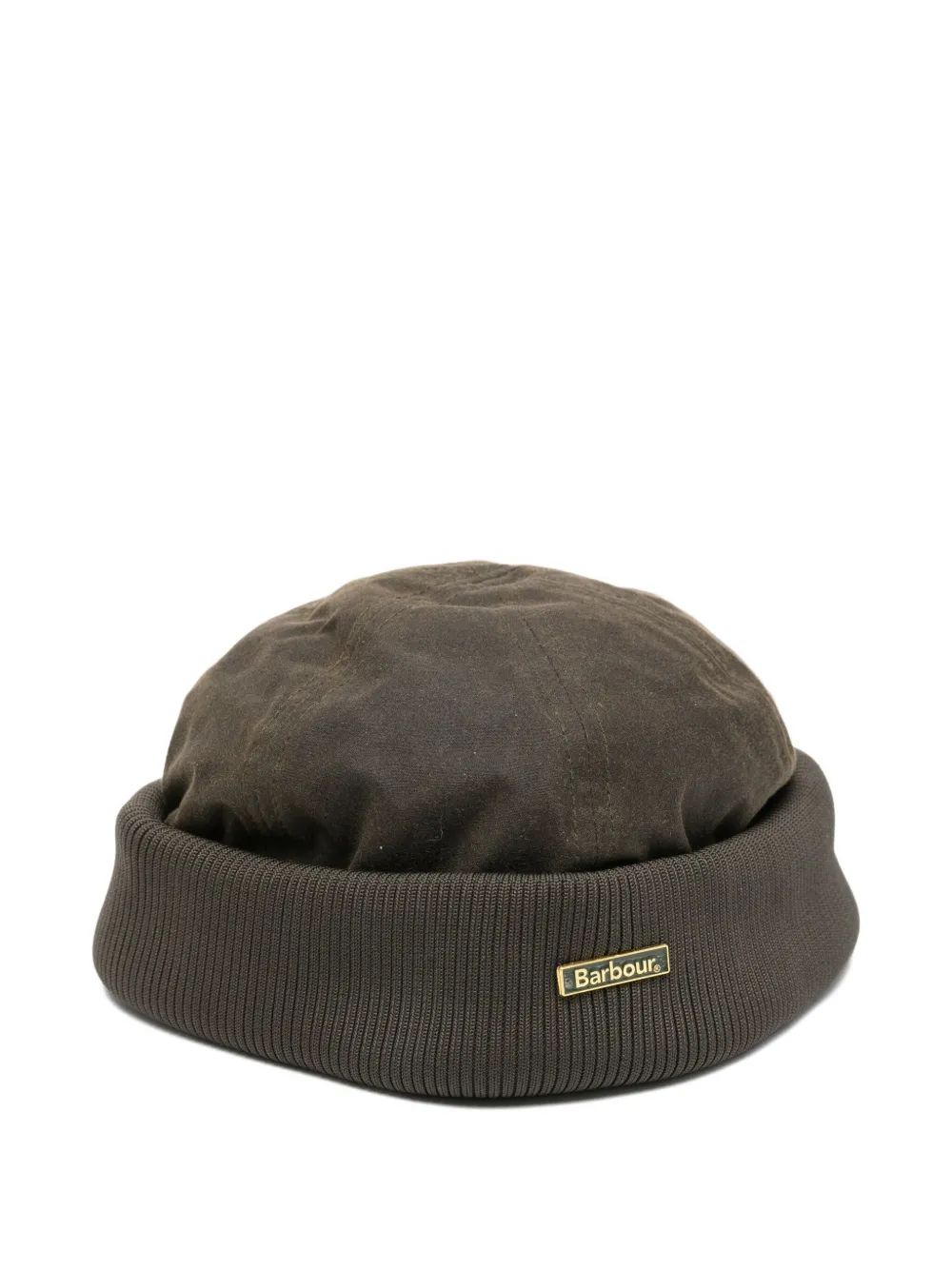 Barbour cotton ribbed-brim hat - グリーン Barbour cotton ribbed-brim hat - グリーン
