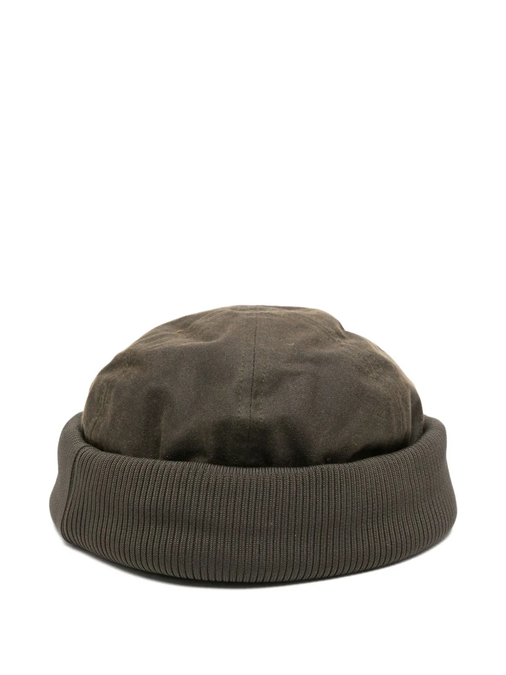 Barbour cotton ribbed-brim hat - Groen