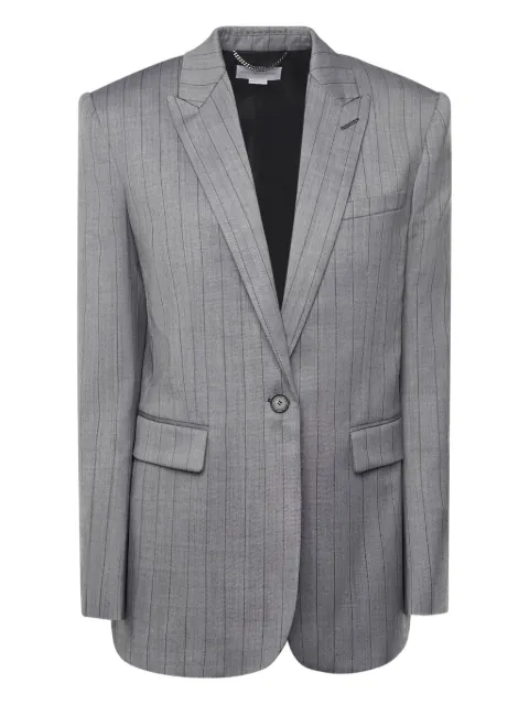 Stella McCartney striped single-breasted blazer
