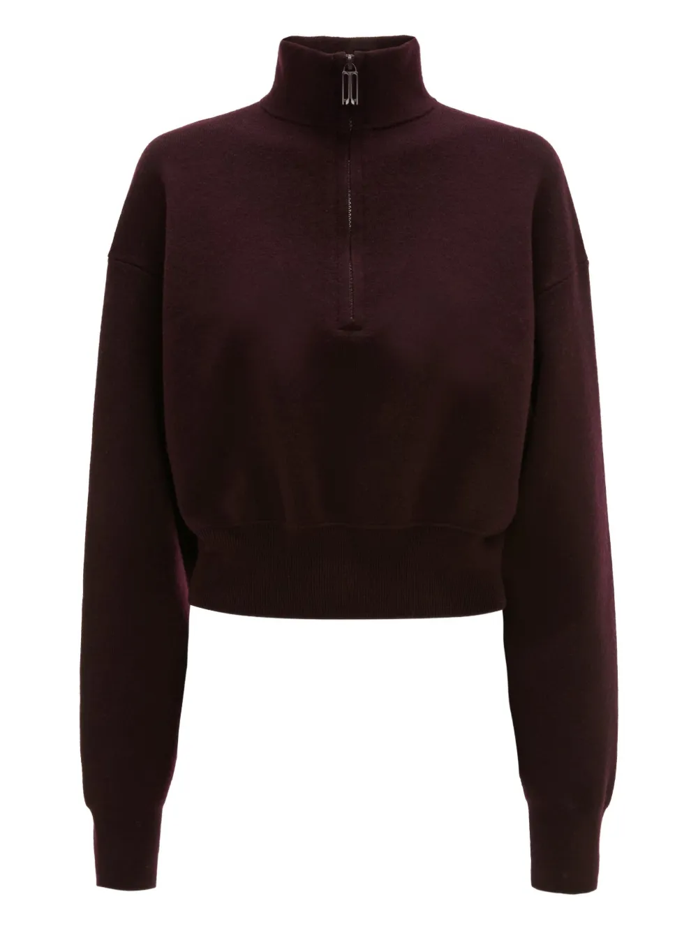 Victoria Beckham half-zip sweater | Red | Image 1