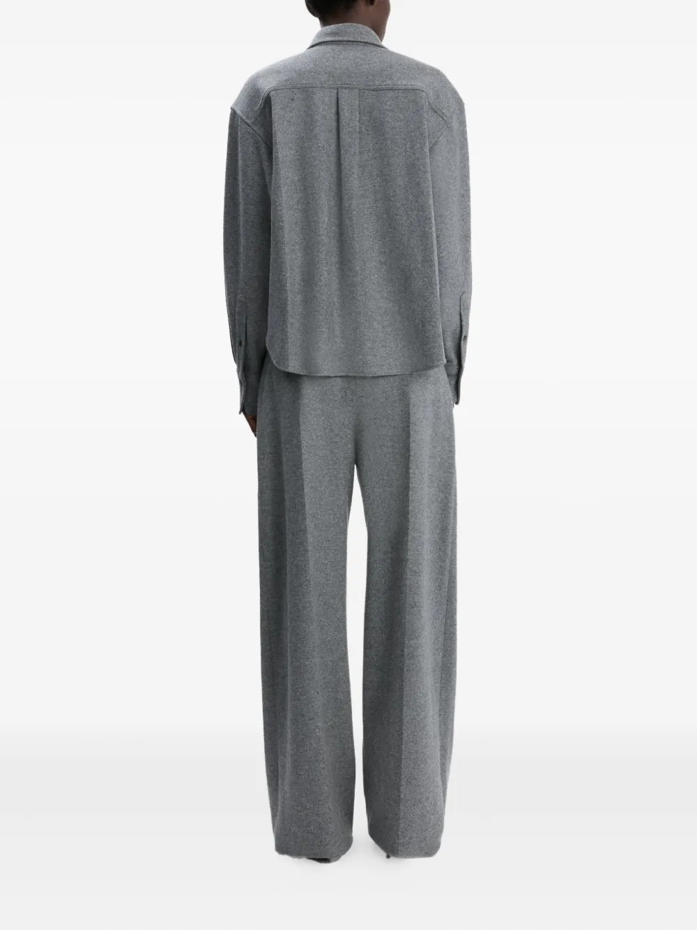 Victoria Beckham T-shirt met lange mouwen Grijs