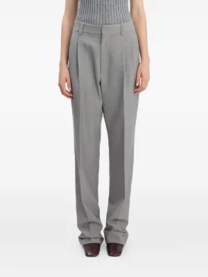 MM6 Maison Margiela ハイウエスト パンツ | グレー | FARFETCH JP