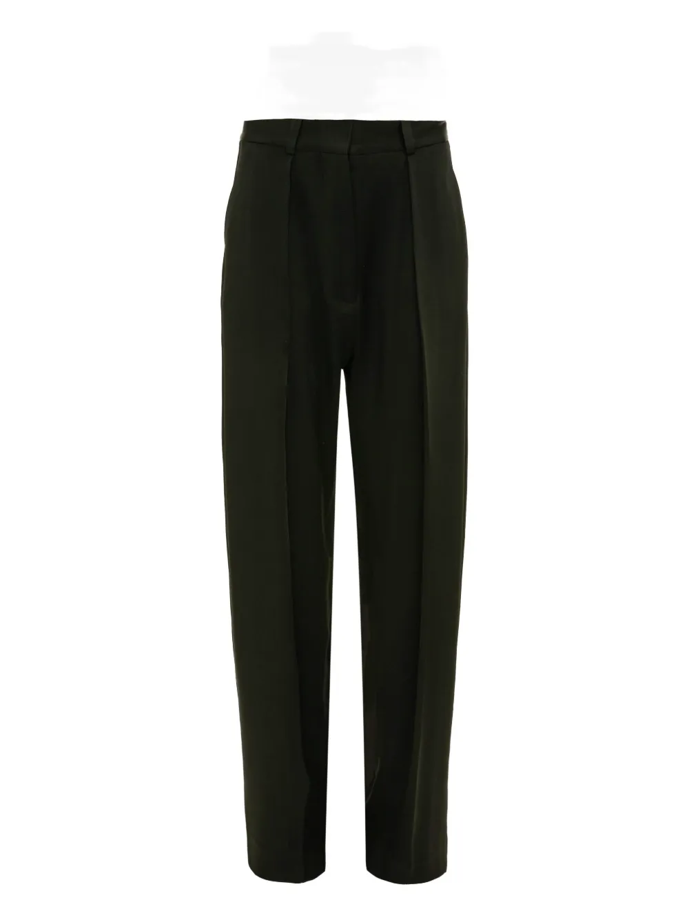 Victoria Beckham pleated straight-leg trousers | Black | Image 1