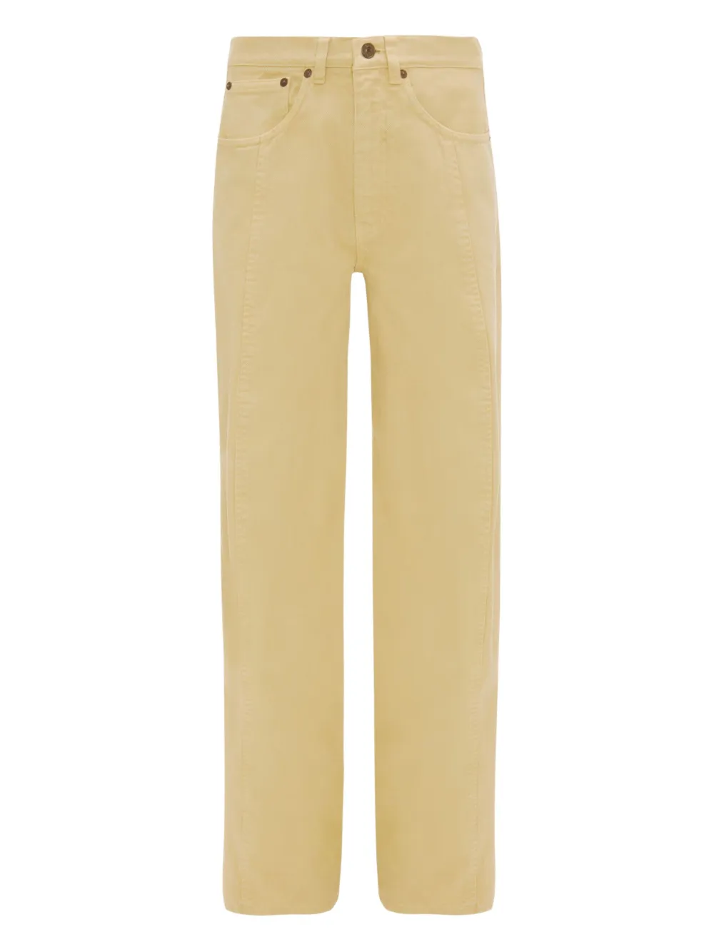 Victoria Beckham curved-leg jeans | Yellow | Image 1