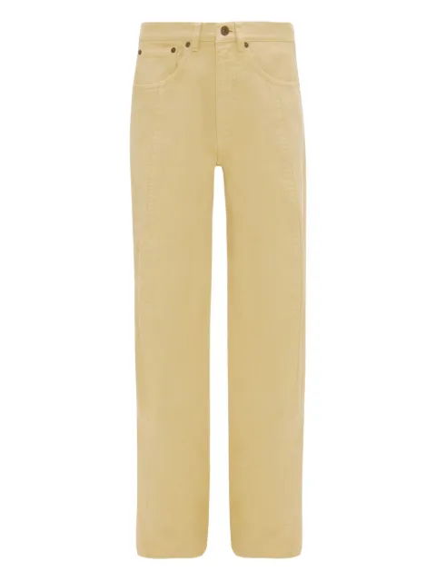 Victoria Beckham curved-leg jeans