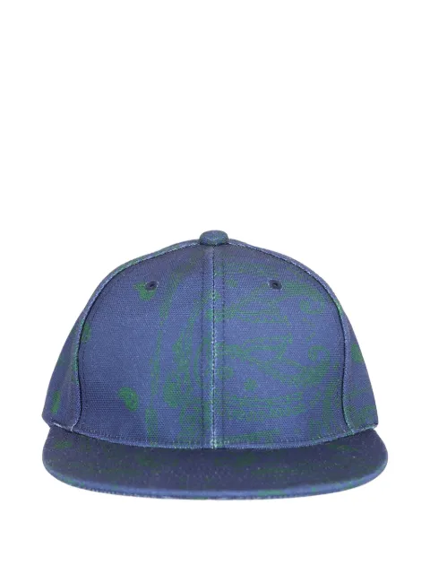 THE WORLD IS YOURS paisley-print baseball cap