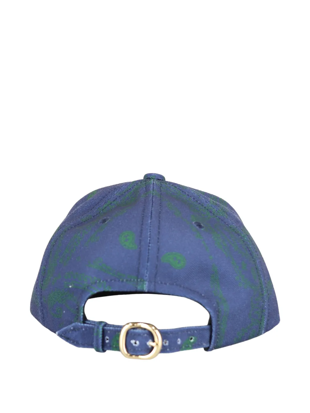 THE WORLD IS YOURS paisley-print baseball cap - Blauw