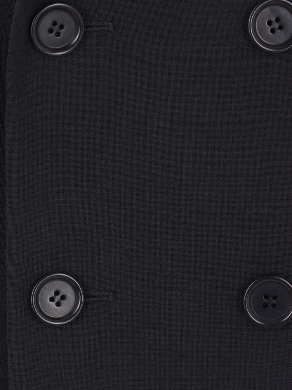 ASPESI Blazer met dubbele rij knopen Zwart