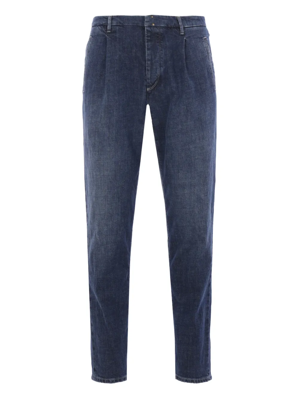 Incotex pleated denim jeans | Blue | Image 1