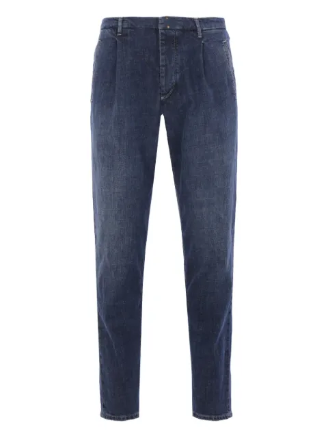 Incotex pleated denim jeans