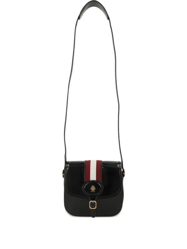 Bally Mini Beckett Shoulder Bag in Black